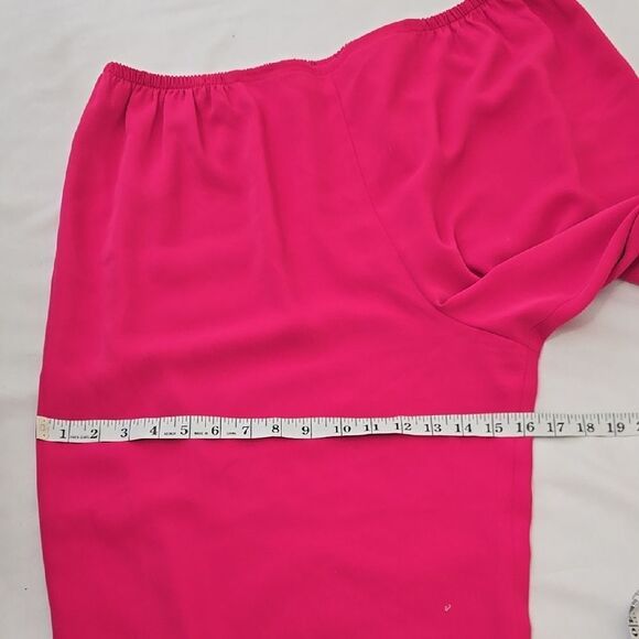 Vibrant Pink Wide-Leg Jumpsuit with Relaxed Fit 2xl - Picture 6 of 8